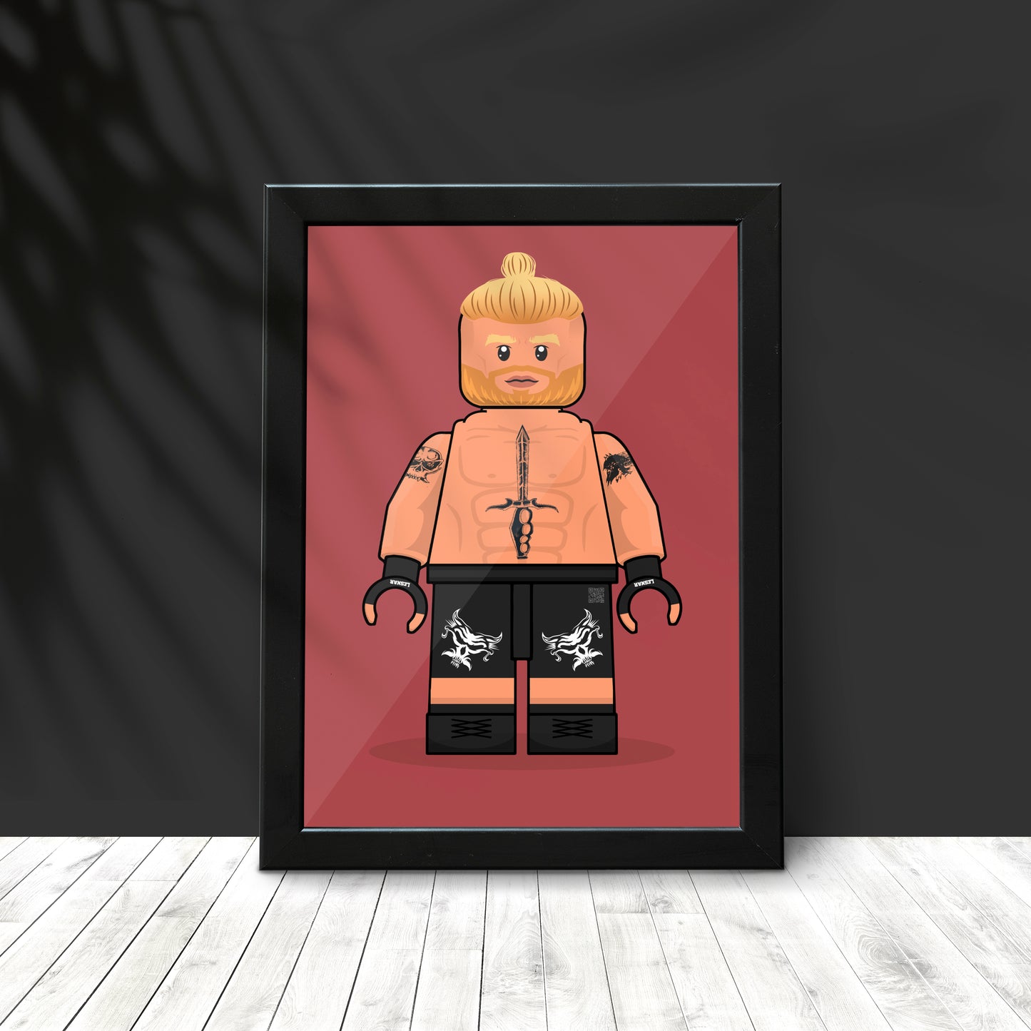 Brock Lesnar Brickify Poster