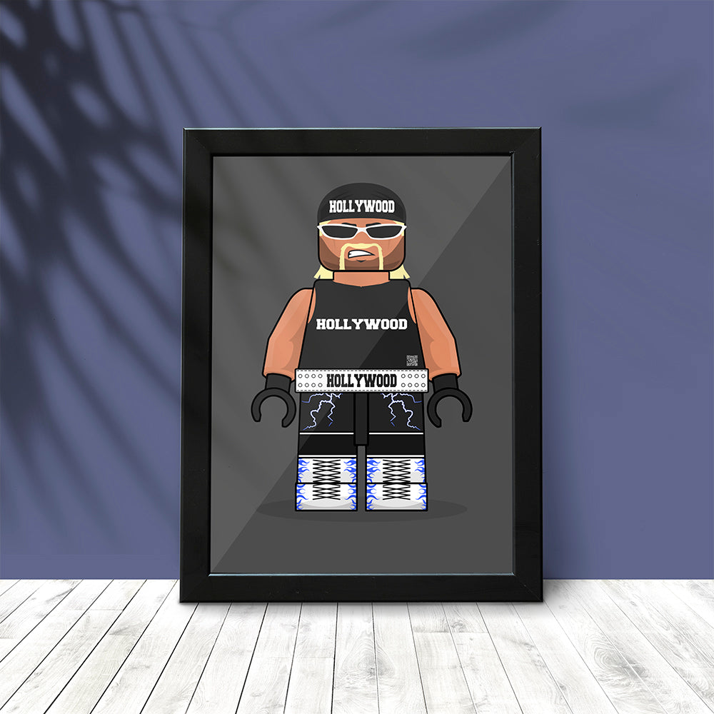 Hollywood Hulk Hogan Brickify Poster