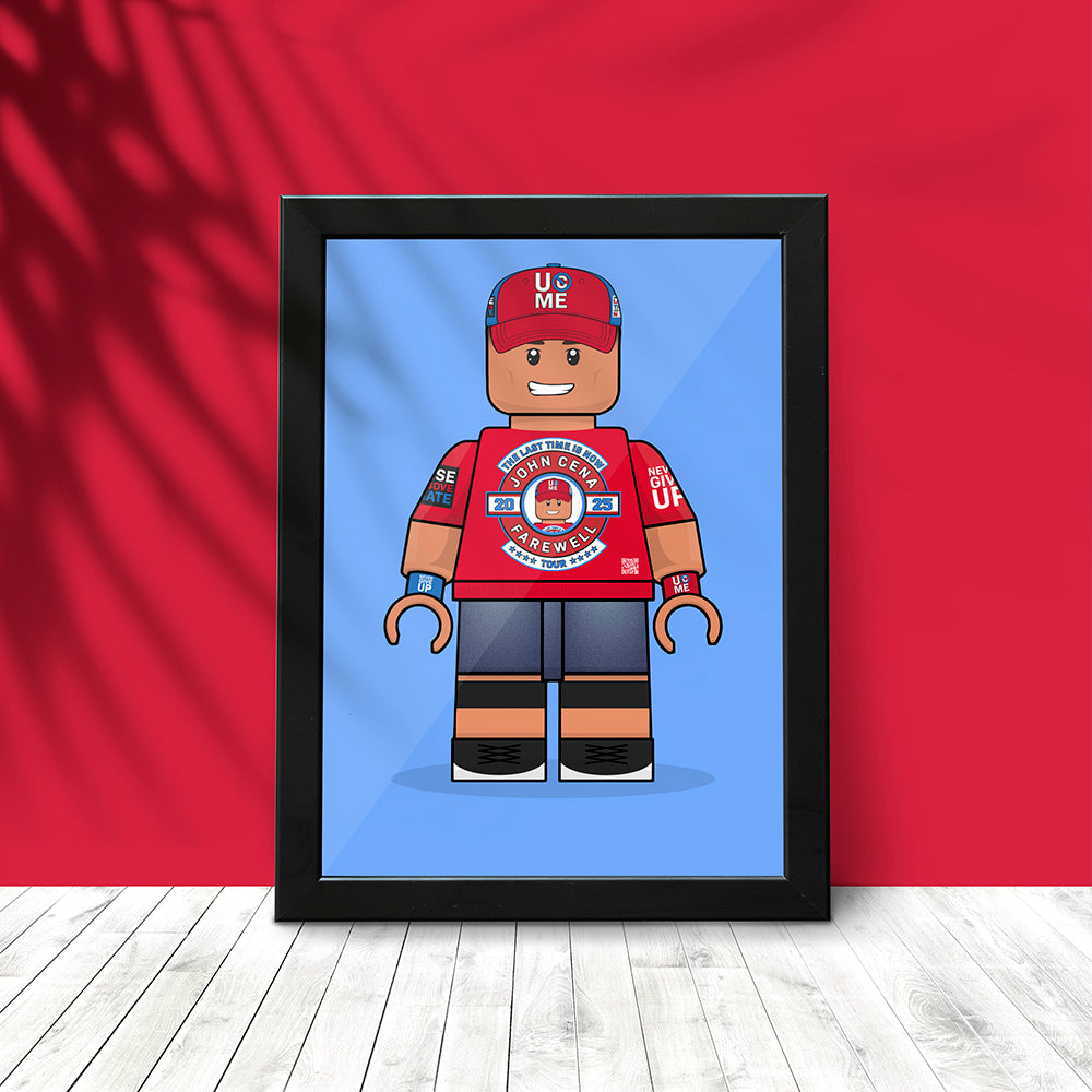 John Cena Brickify Poster