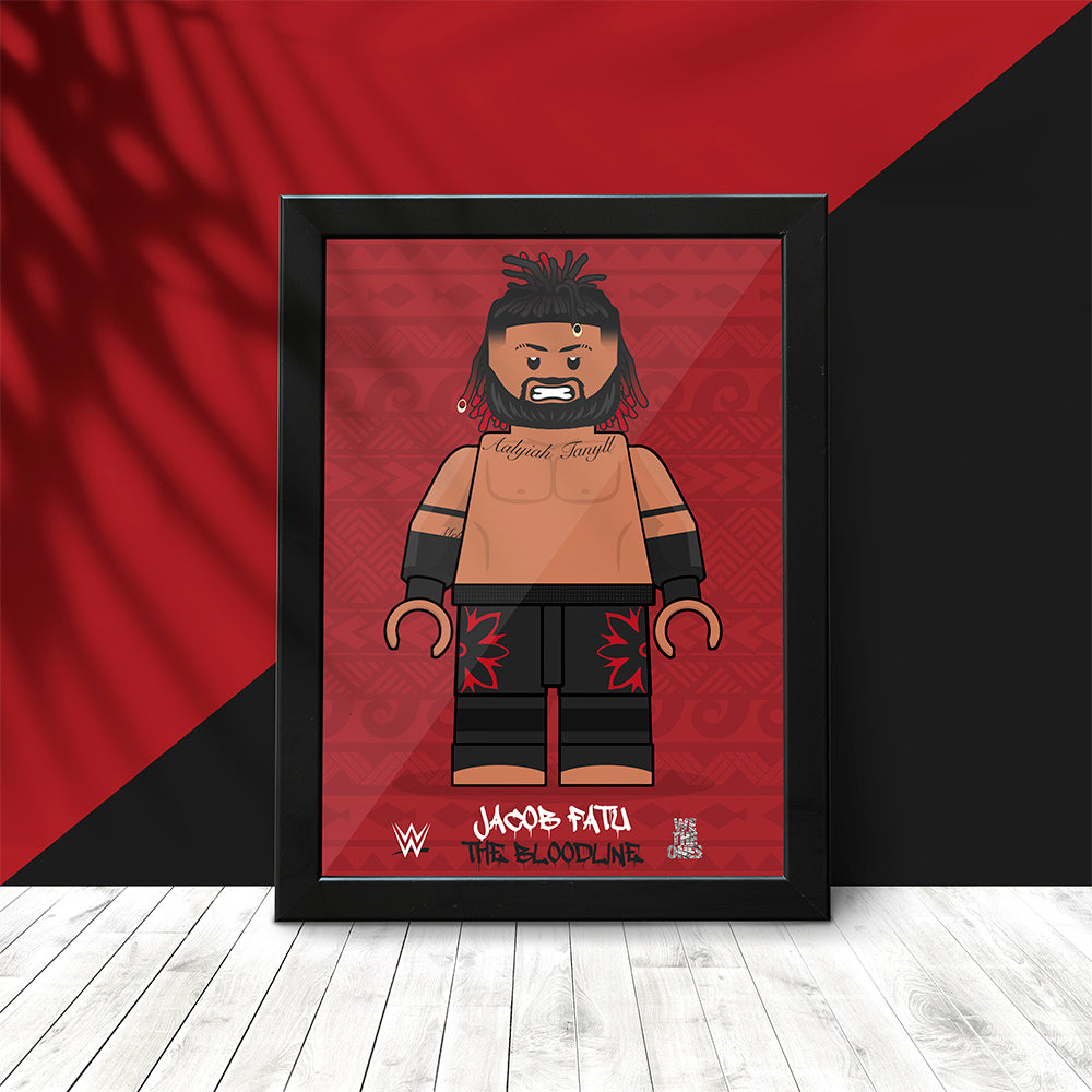 Jacob Fatu Brickify Poster