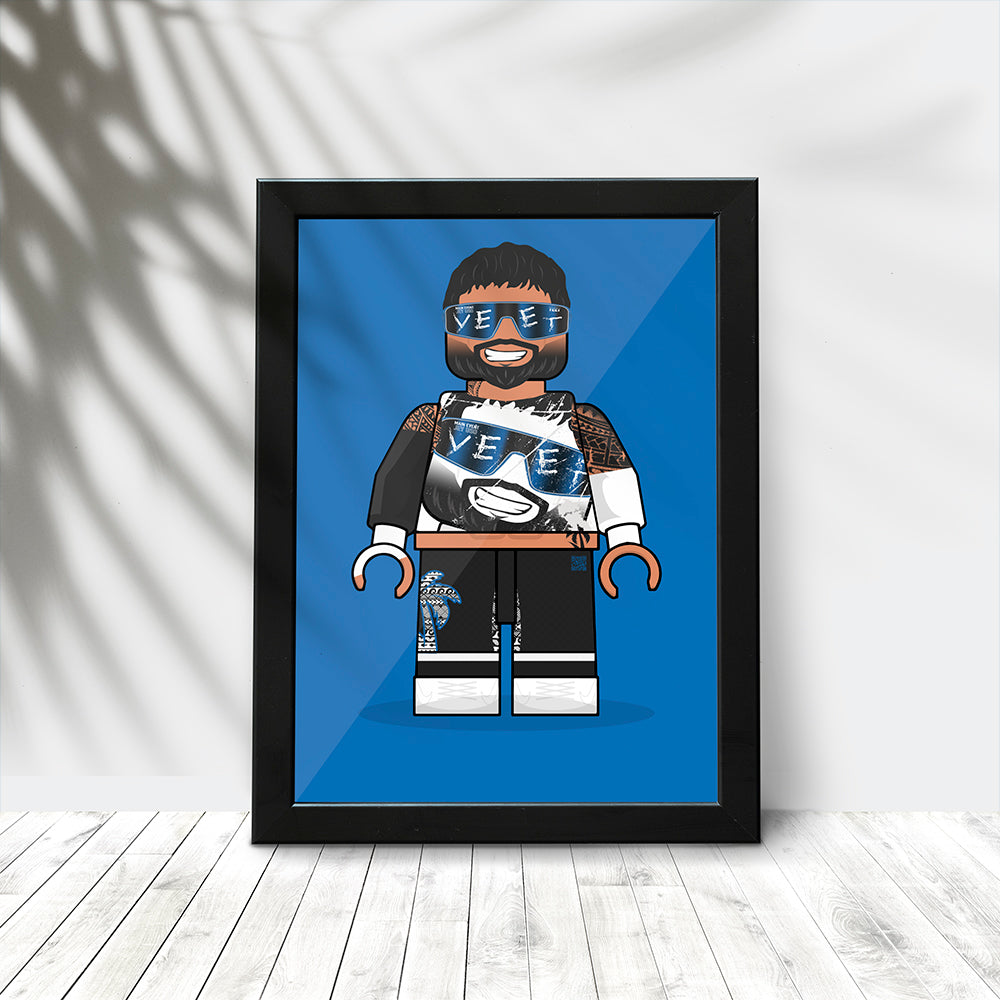 Jey Uso Brickify Poster