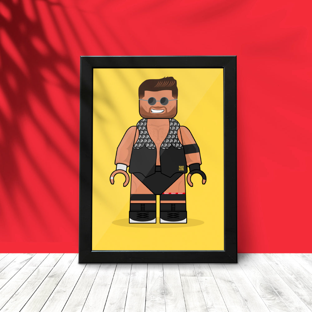 LA Knight Brickify Poster