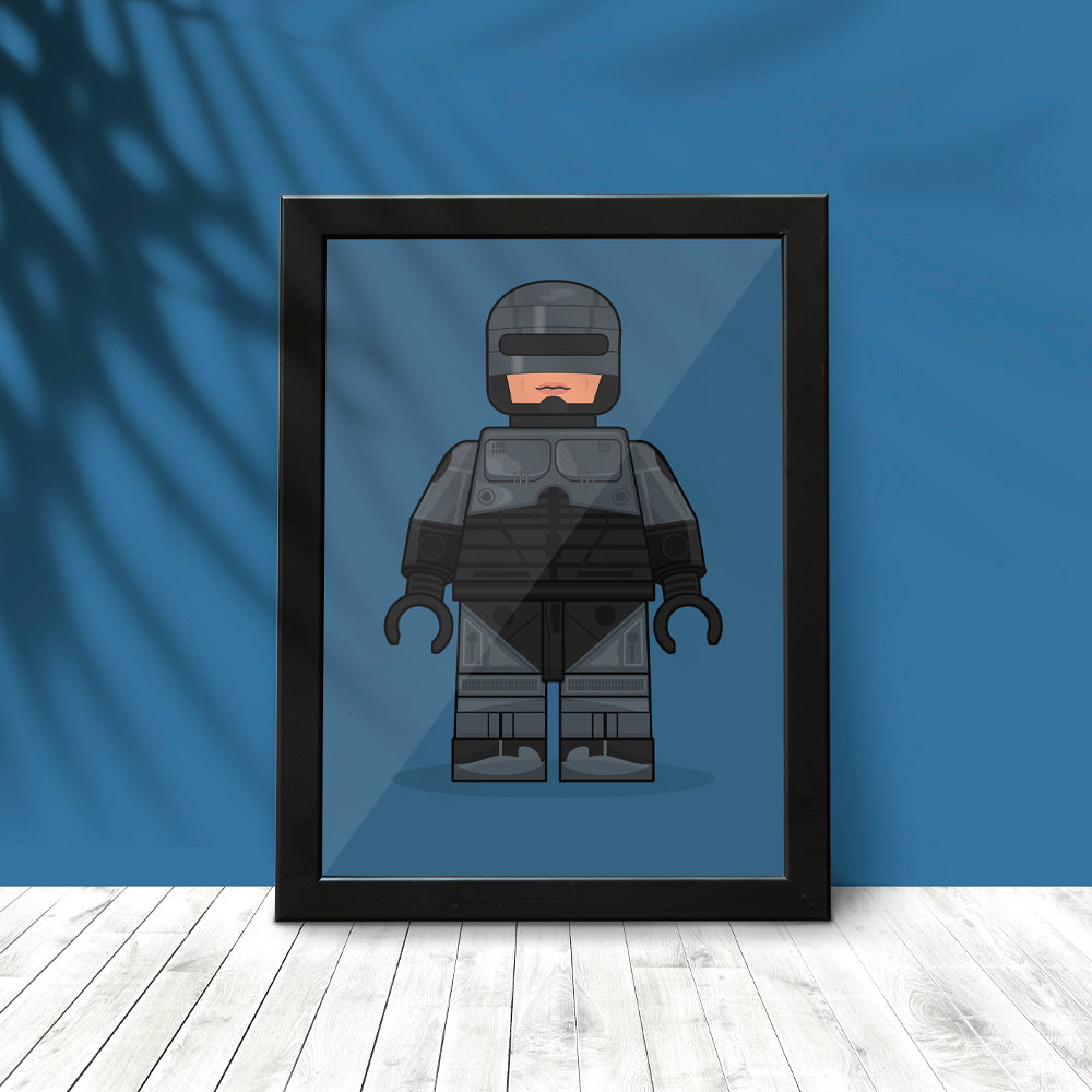 Robocop Brickify Poster