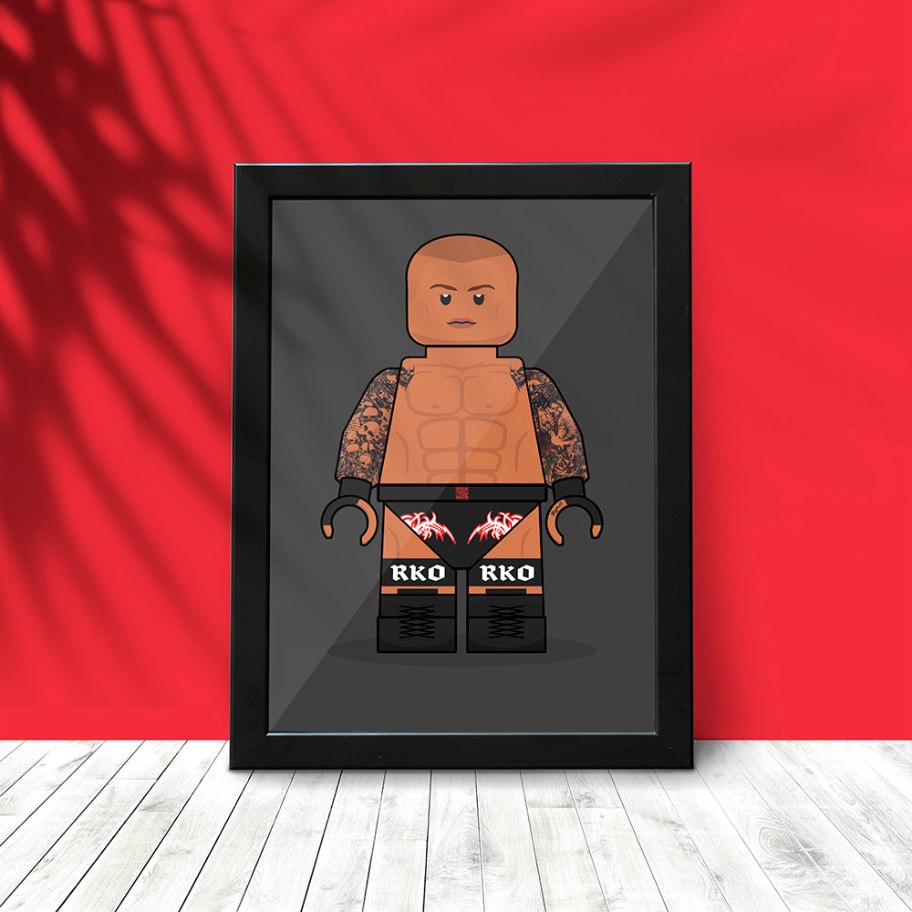 Randy Orton Brickify Poster