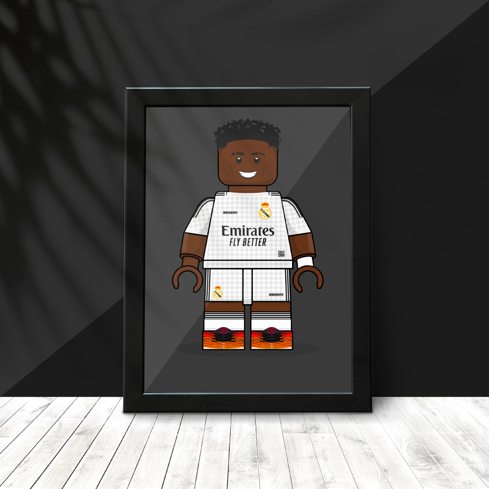 Vinicius Junior Brickify Poster