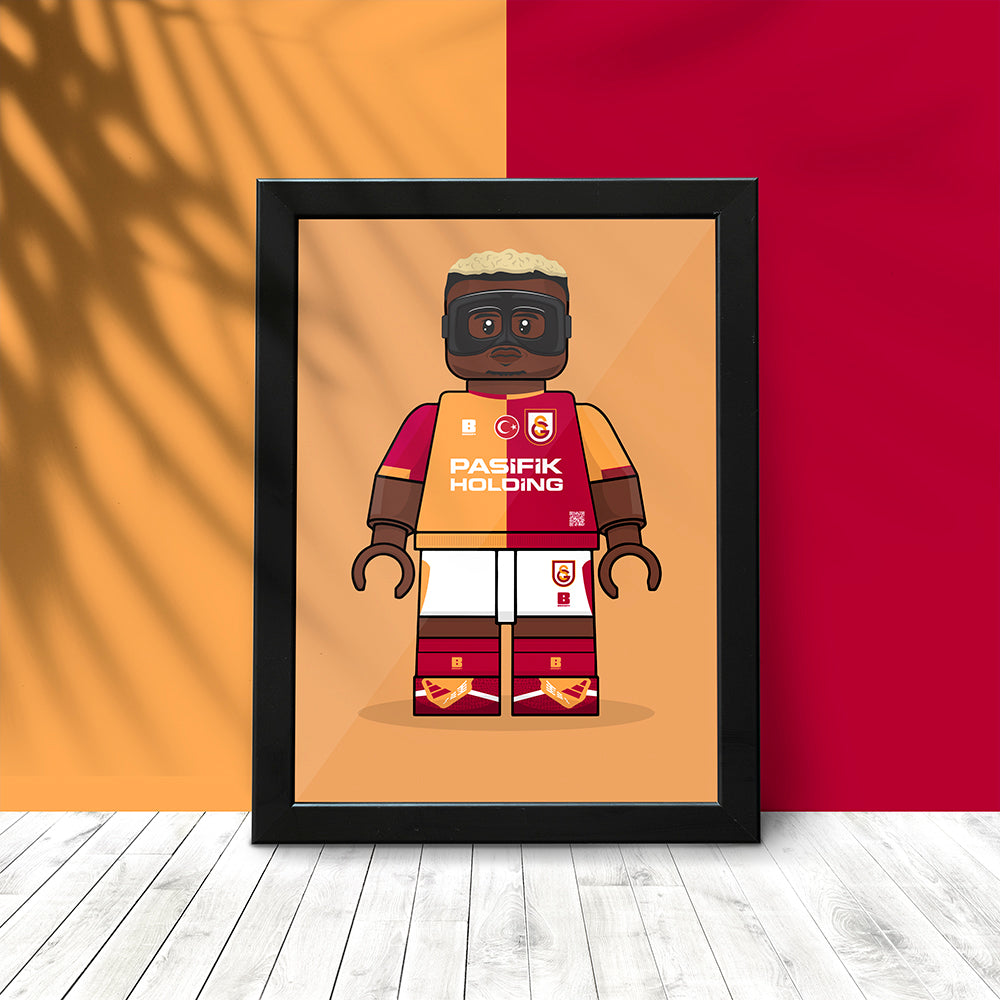 Victor Osimhen Brickify Poster
