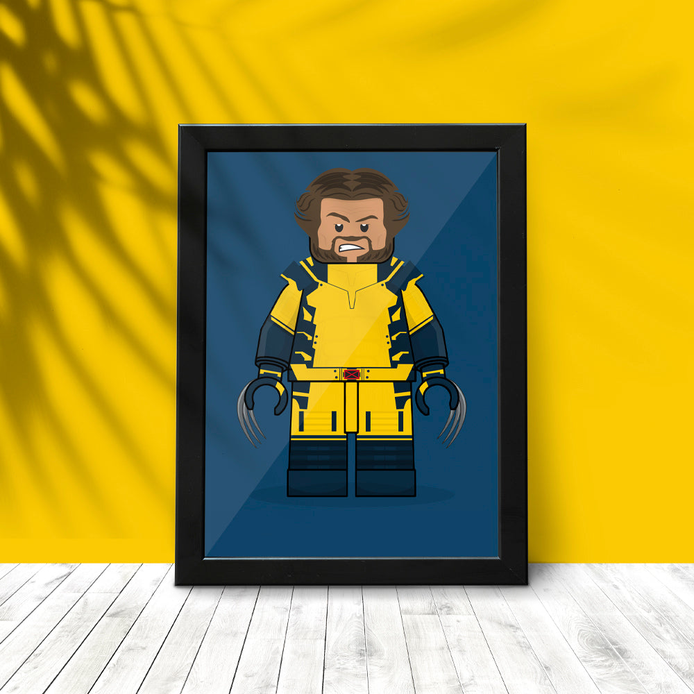 Wolverine Brickify Poster