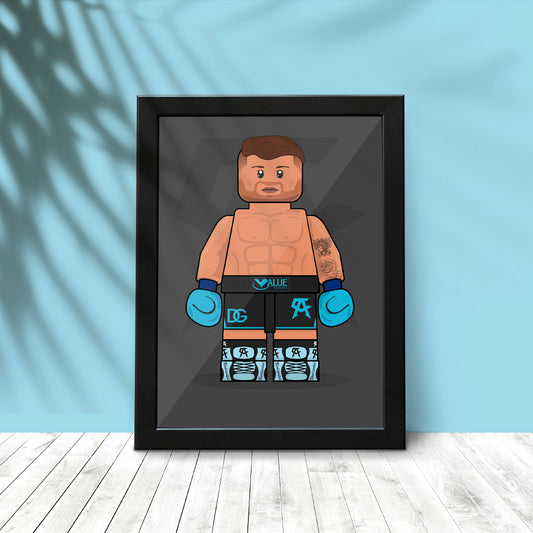 Canelo Alvarez Brickify Poster