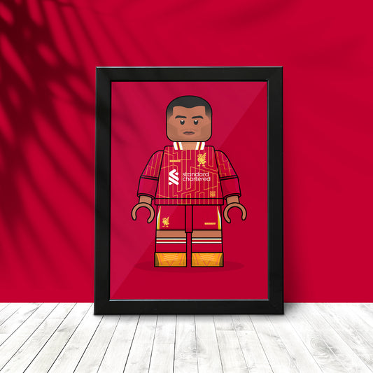 Cody Gakpo Brickify Poster
