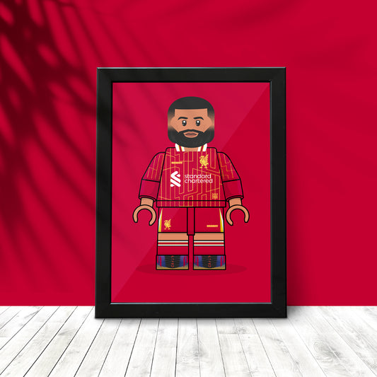 Mo Salah Brickify Poster