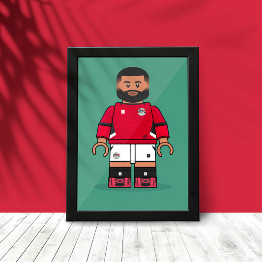 Mohamed Salah Brickify Poster