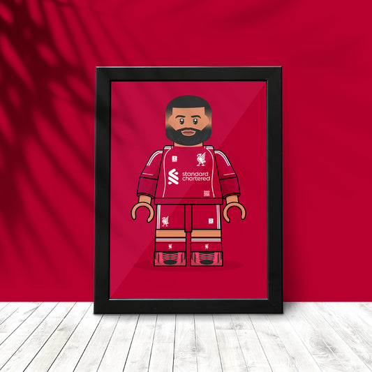 Mo Salah Brickify Poster