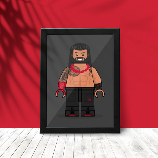 Roman Reigns Brickify Poster