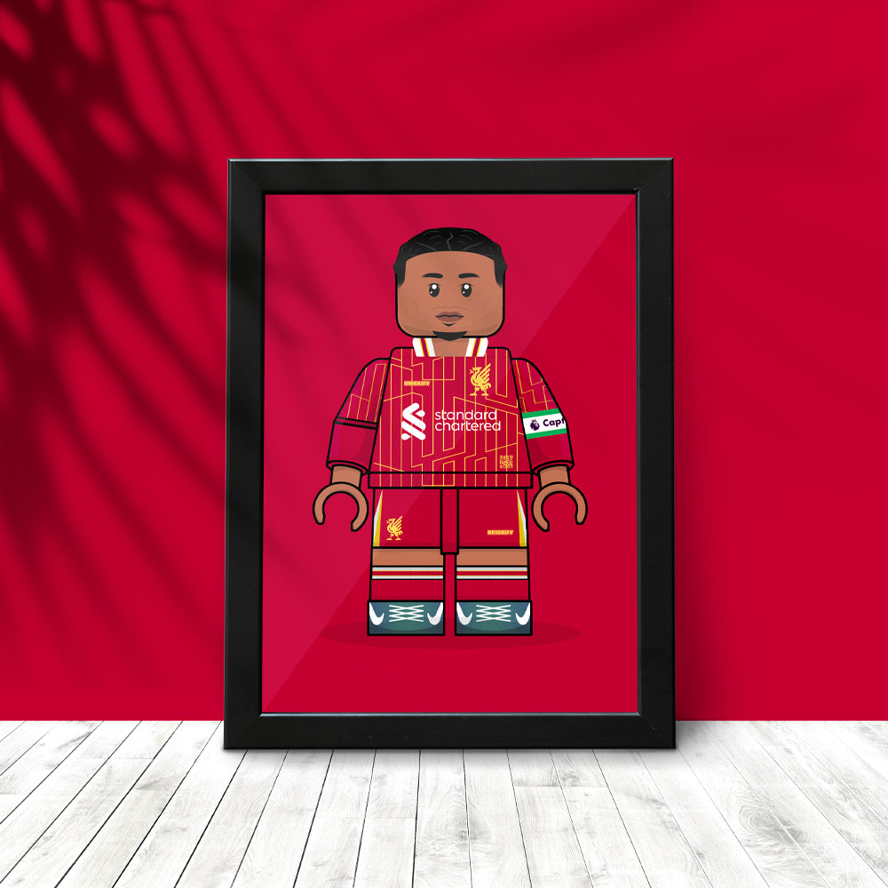 Virgil van Dijk Brickify Poster